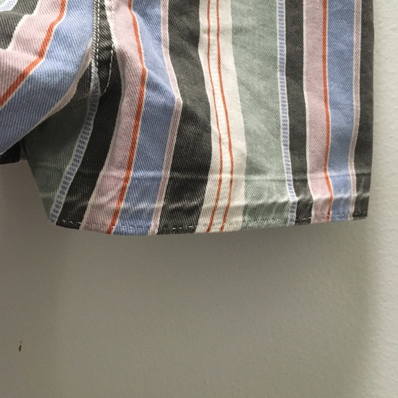 RVCA Townhouse Striped Shortall Overalls - Picture 8 of 9